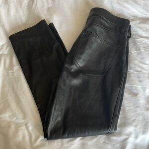 Gap leather pants